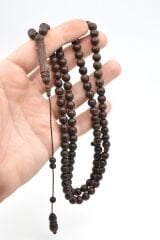 Sistemli Küre Kesim 99 luk Venge Ağacı Tesbih 8 Mm