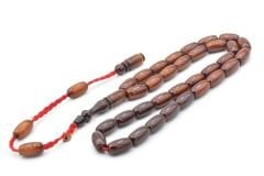 Nael Kaplan İmzalı Kahverengi Renk Süzmesi Sıkma Kehribar Tesbih