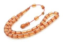 Ebu Sırr İmzalı Kapsül Kesim Şeffaf Katalin Tesbih