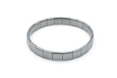 Kare Model Hakiki Doğal Hematit Taşı Bileklik 006