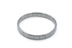 Kare Model Hakiki Doğal Hematit Taşı Bileklik 006