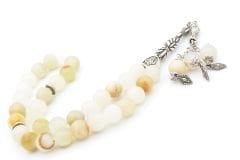 Hakiki İri Boy Doğal Taş Afyon Mermer Tesbih