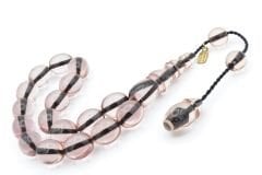 Zübeyir Balkaya İmzalı Beyzi Kesim Bej Sıkma Kehribar Efe Maskot Tesbih