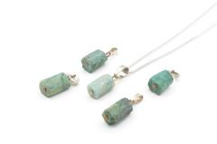 Hakiki Doğal Krizokol Taşı Kolye Ucu