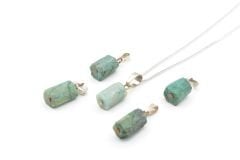 Hakiki Doğal Krizokol Taşı Kolye Ucu