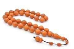 Sistemli Sığırcık Kesim İri Boy Turuncu Fiber Tesbih