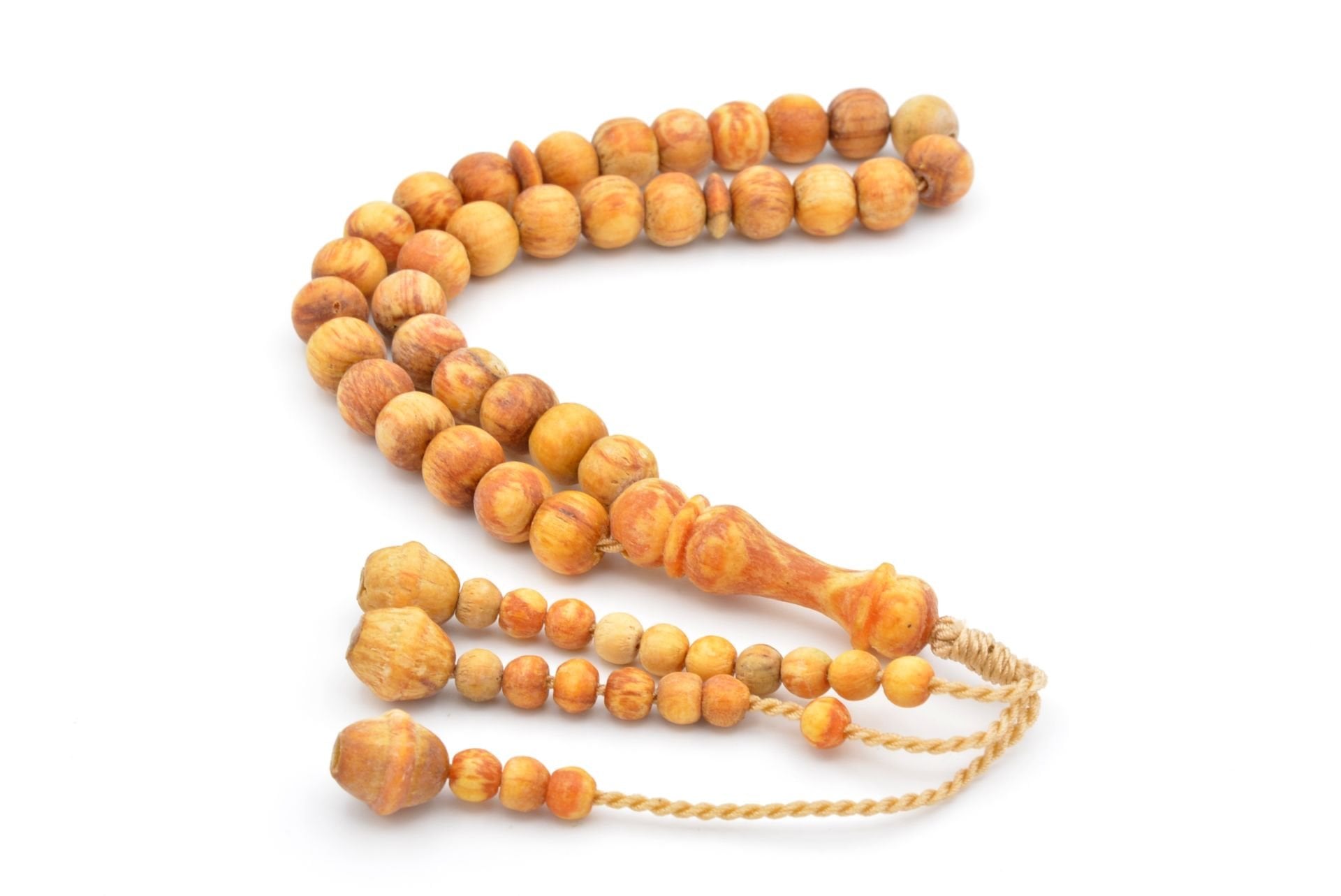 Doğal Küre Kesim Mis Kokulu Çam Ağacı Tesbih