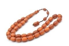 Sistemli Kapsül Kesim Günlük Boy Turuncu Fiber Tesbih