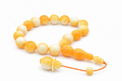 Sistemli Küre Kesim Turuncu Beyrut Damla Kehribar Efe Maskot Tesbih