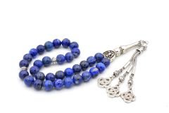 HAKİKİ DOĞAL LAPİS LAZULİ TAŞI TESBİH 1.KALİTE