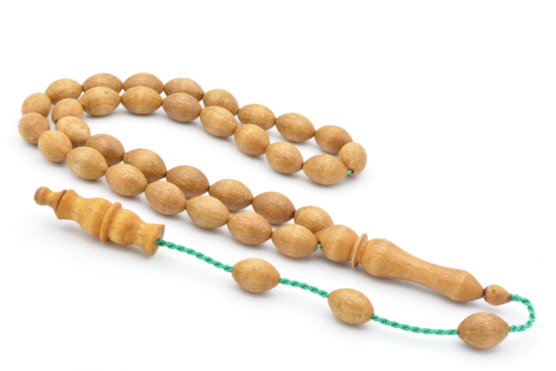 Usta İşi Sistemli Beyzi Kesim Kayın Ağacı Tesbih