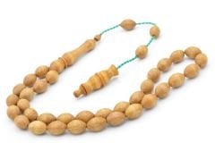 Usta İşi Sistemli Beyzi Kesim Kayın Ağacı Tesbih