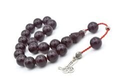 Sistemli Küre Kesim Fuşya Sıkma Kehribar Efe Maskot Tesbih