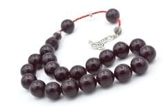 Sistemli Küre Kesim Fuşya Sıkma Kehribar Efe Maskot Tesbih