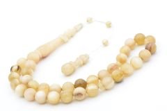 Sistemli İmamesi Halkalı Küre Kesim İri Boy Koç Boynuzu Tesbih