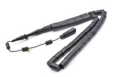 Hakan Turan İmzalı Kesme Model Siyah Sıkma Kehribar Tesbih