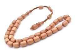 Zübeyir Balkaya İmzalı Kapsül Kesim Hareli Beyaz Katalin Tesbih