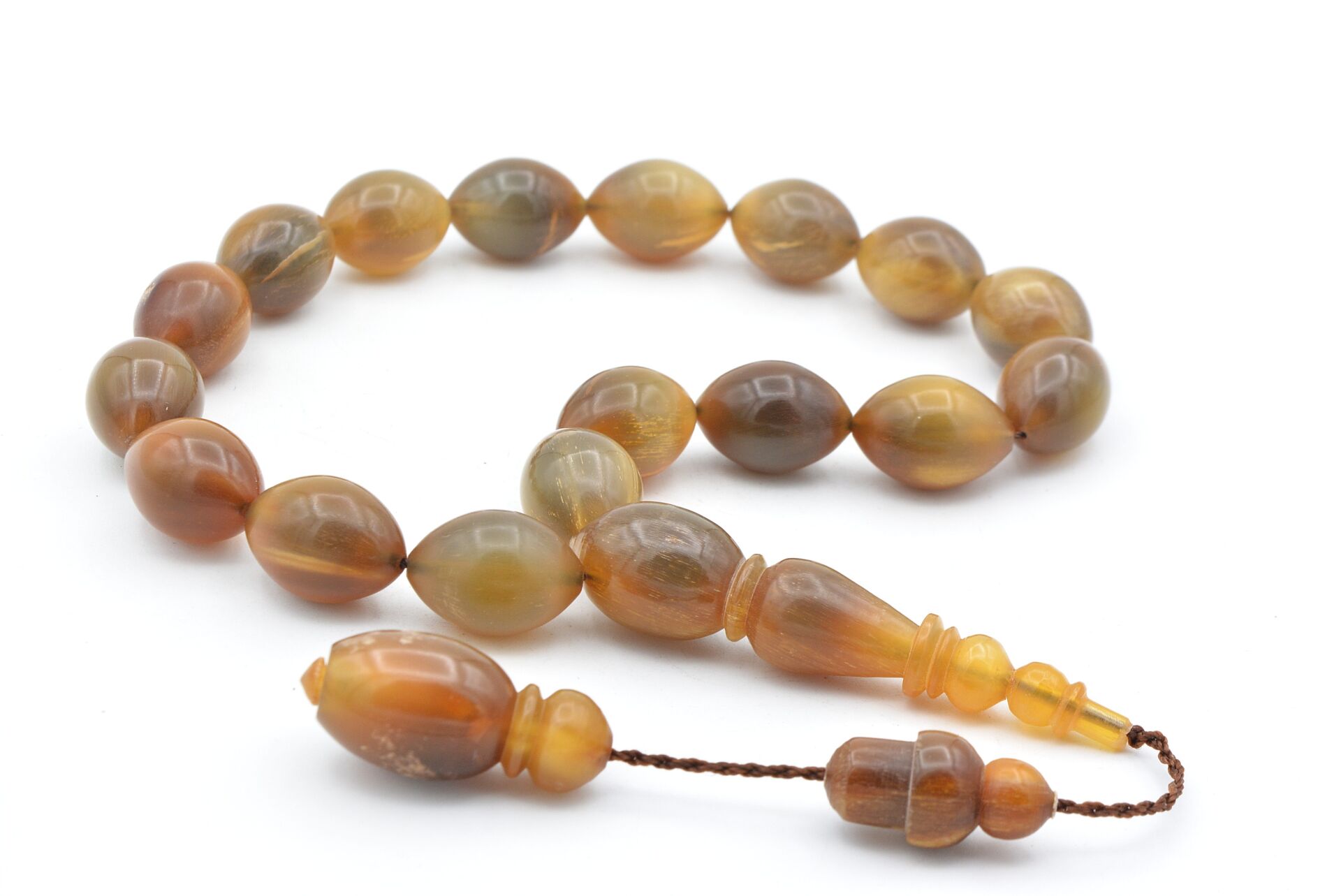 Sistemli Beyzi Kesim Ceylan Boynuzu Efe Maskot Tesbih 008