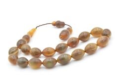 Sistemli Beyzi Kesim Ceylan Boynuzu Efe Maskot Tesbih 008