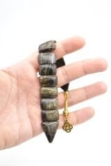 İri Taneli Hareli Kahverengi Toz Kehribar Balık Tesbih