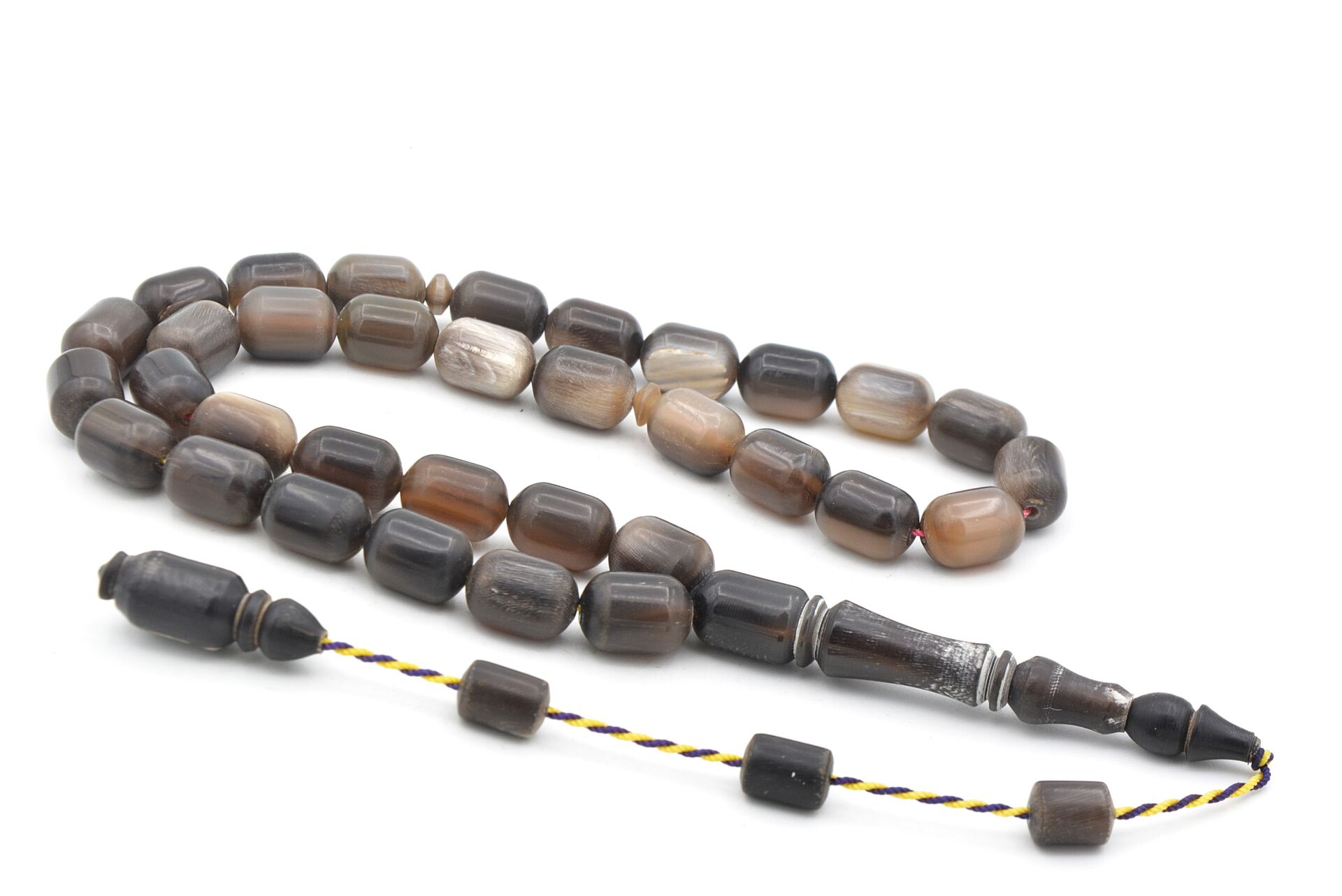 Usta İşi Sistemli Kapsül Kesim Bufalo Boynuzu Tesbih