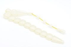 Sistemli Fosforlu Toz Kehribar Balık Tesbih