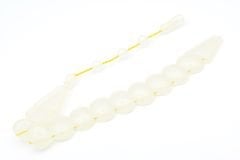 Sistemli Fosforlu Toz Kehribar Balık Tesbih