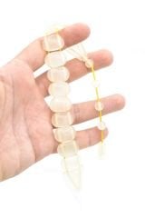 Sistemli Fosforlu Toz Kehribar Balık Tesbih