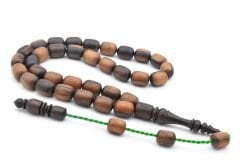 Mustafa Uysal Yapımı Fıçı Kesim Teksas Abanoz Ağacı Tesbih