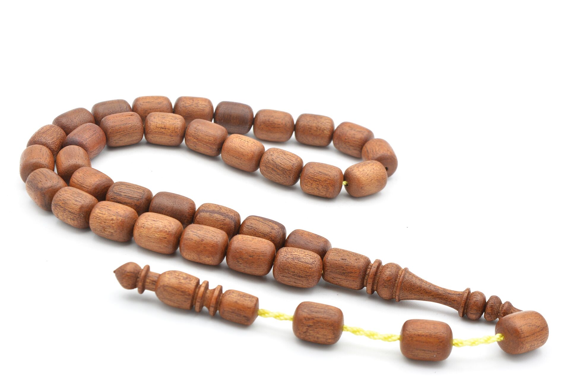 Mustafa Uysal Yapımı Fıçı Kesim Aslan Ağacı Tesbih