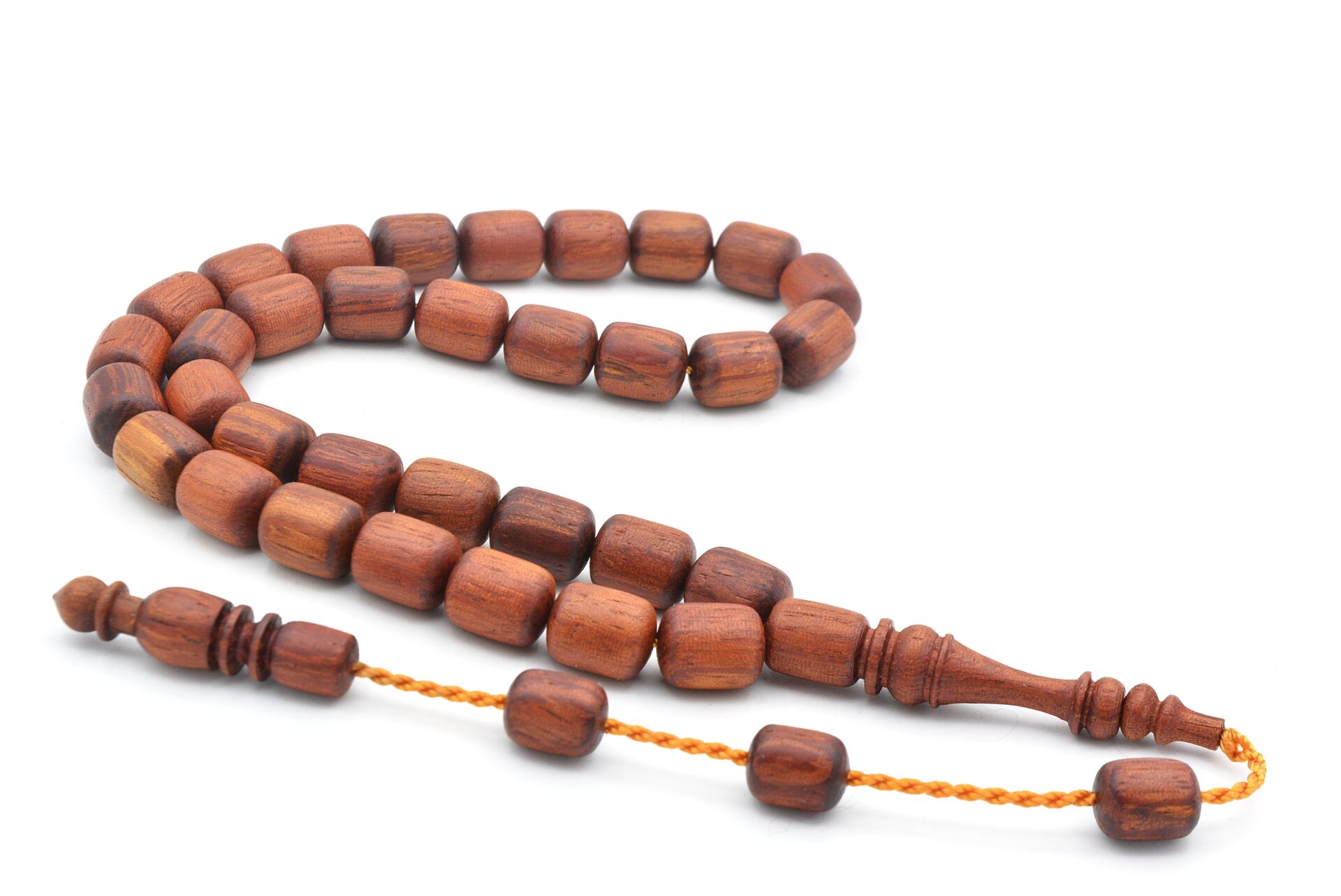 Mustafa Uysal Yapımı Fıçı Kesim Kan Ağacı Tesbih