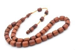 Mustafa Uysal Yapımı Fıçı Kesim Kan Ağacı Tesbih