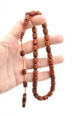 Mustafa Uysal Yapımı Fıçı Kesim Kan Ağacı Tesbih