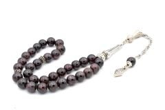 HAKİKİ DOĞAL LAL GRANAT TESBİH 1.KALİTE DOĞAL TAŞ