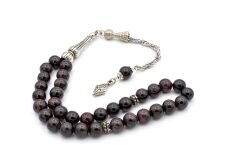 HAKİKİ DOĞAL LAL GRANAT TESBİH 1.KALİTE DOĞAL TAŞ