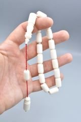 Sistemli İri Boy Kapsül Kesim Deve Kemiği Efe Maskot Tesbih