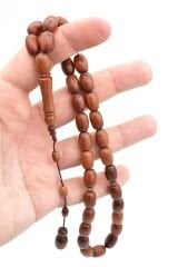 Sistemli Kapsül Kesim İri Boy Gergedan Ağacı Tesbih