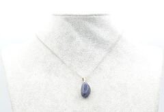 Hakiki Doğal Safir Taşı Kolye Ucu