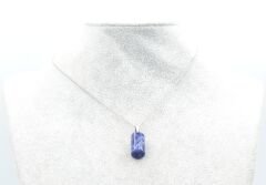 Hakiki Doğal Sodalit Taşı Kolye Ucu