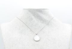 Hakiki Doğal Lale Motifli Sedef Kolye Ucu