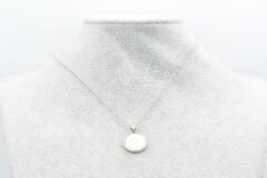 Hakiki Doğal Papatya Motifli Sedef Kolye Ucu