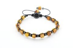 Hakiki Doğal Makrome Model Damla Kehribar Bileklik 004