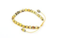 Hakiki Doğal Makrome Model Damla Kehribar Bileklik 003