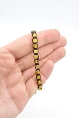 Hakiki Doğal Makrome Model Damla Kehribar Bileklik 002