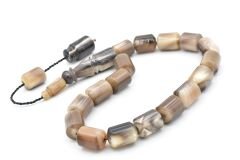 Sistemli Fıçı Kesim Dev Boy Bufalo Boynuzu Efe Maskot Tesbih