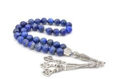 HAKİKİ DOĞAL LAPİS LAZULİ TAŞI TESBİH 1.KALİTE İRİ BOY