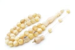 Sistemli Küre Kesim İri Boy Koç Boynuzu Tesbih 10 Mm