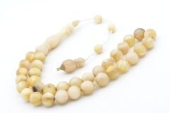 Sistemli Küre Kesim İri Boy Koç Boynuzu Tesbih 10 Mm