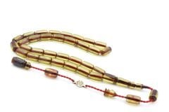 Ahmet Emin Usta İmzalı Yeşil Ateş Kehribar Tesbih