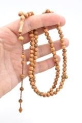 Sistemli Sığırcık Kesim 99 luk Zeytin Ağacı Tesbih 7 Mm